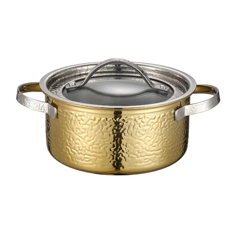 One person, one pot small hot pot alcohol stove restaurant commercial golden hammer 304 stainless steel single self-service