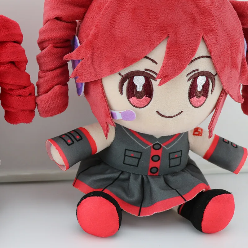 Kasane Teto Plush Toy Soft Doll Stuffed Plushies Figure Anime Cosplay Cartoon Birthday Present Christmas Gift for Fans Girl