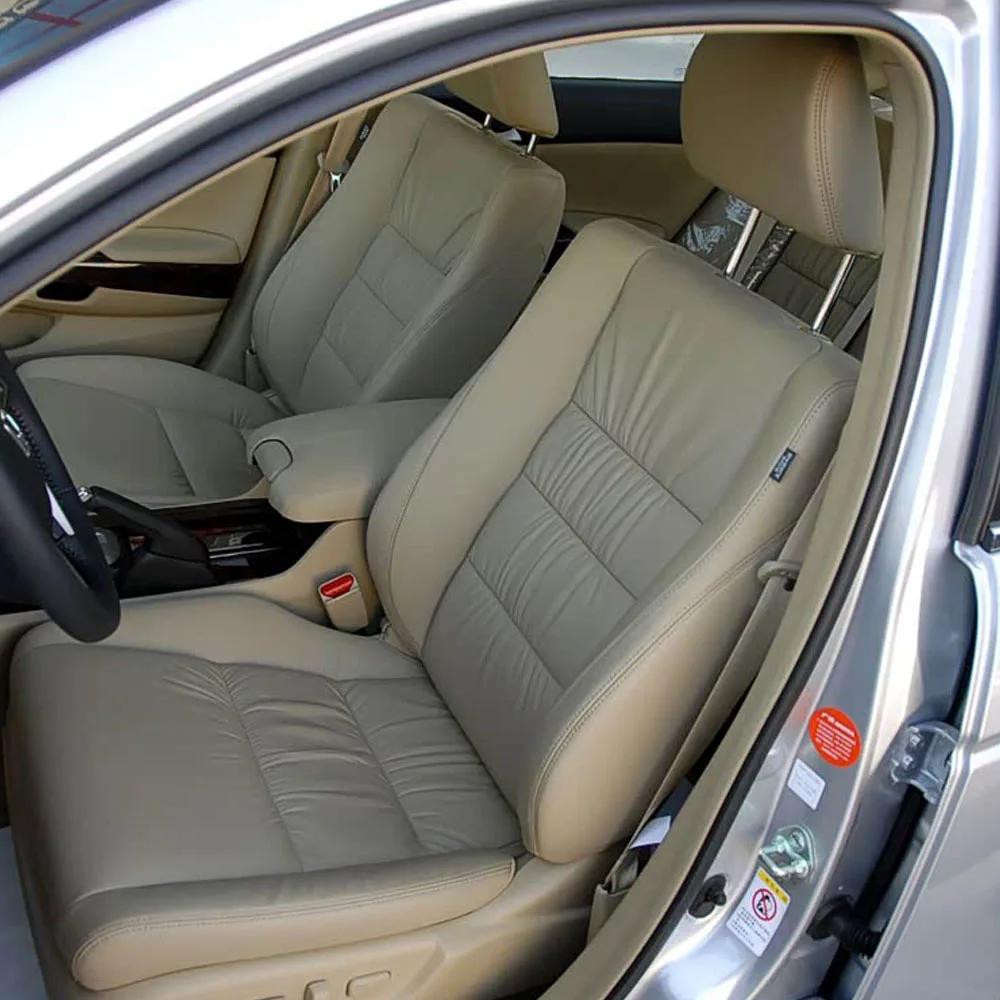 

Кожаные чехлы Nappa для Honda Accord VIII 2009 2010 2011 2012 2013 2014, набор чехлов на автомобильные сиденья, аксессуары для защиты салона