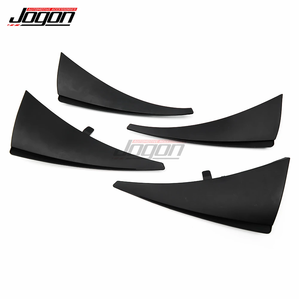 Black Exterior Car Front And Rear Side Fender Mudflaps Splash Mud Guards Flaps Mudguards Cover Trim For Corvette C7 2014-2019