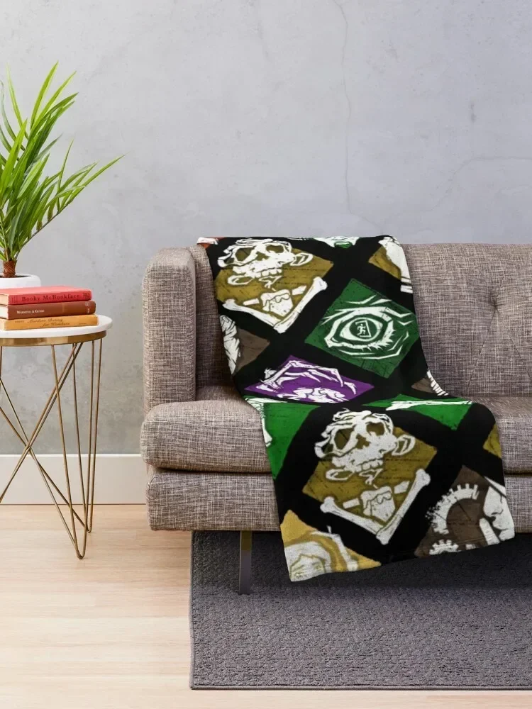 DBD Perks Throw Blanket for sofa wednesday Blankets