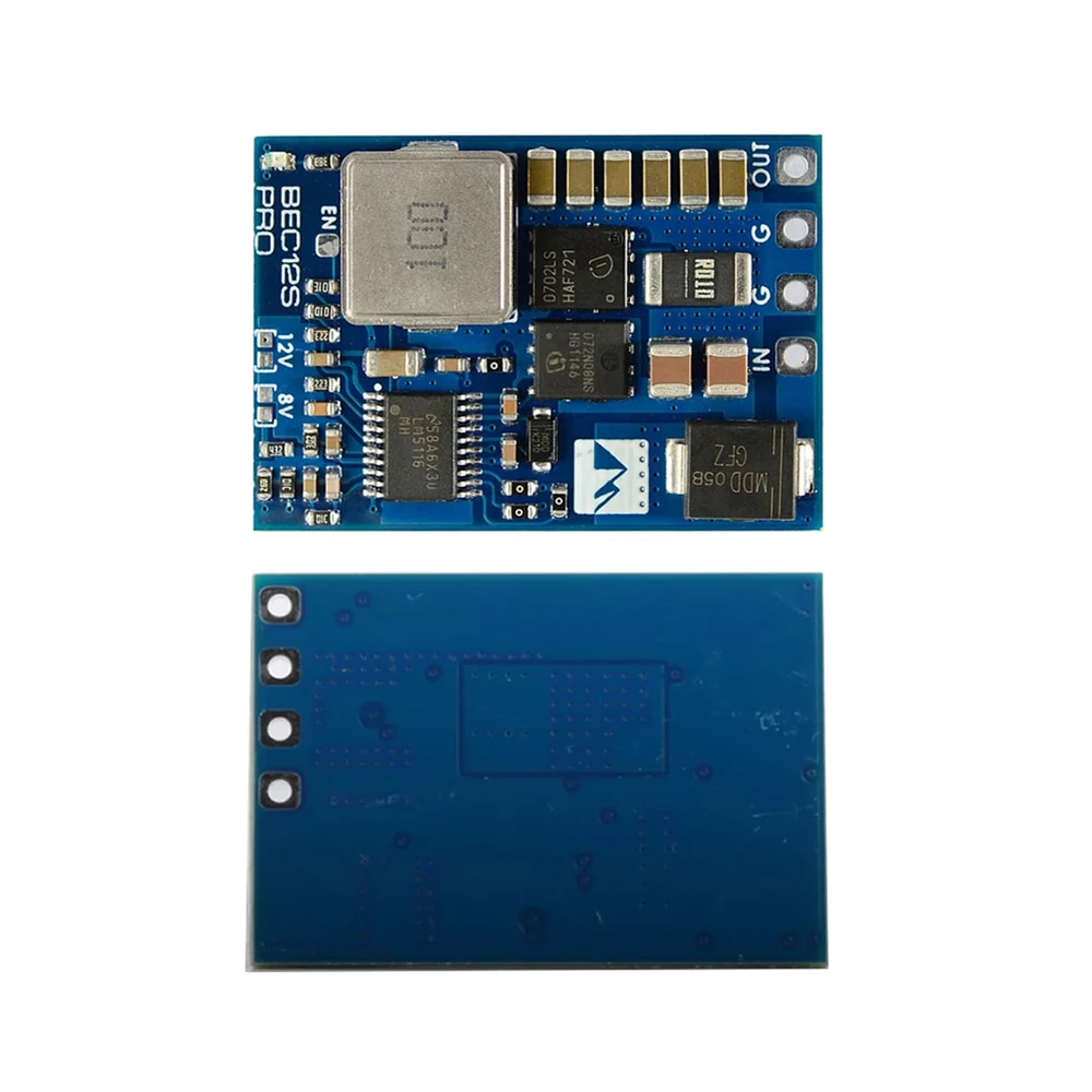 MATEK BEC12S-PRO-Módulo BEC de 9-55V a 5V/8V/12V-5A, protección contra sobrecorriente y recuperación automática para Dron de control remoto, avión, FPV, Freestyle