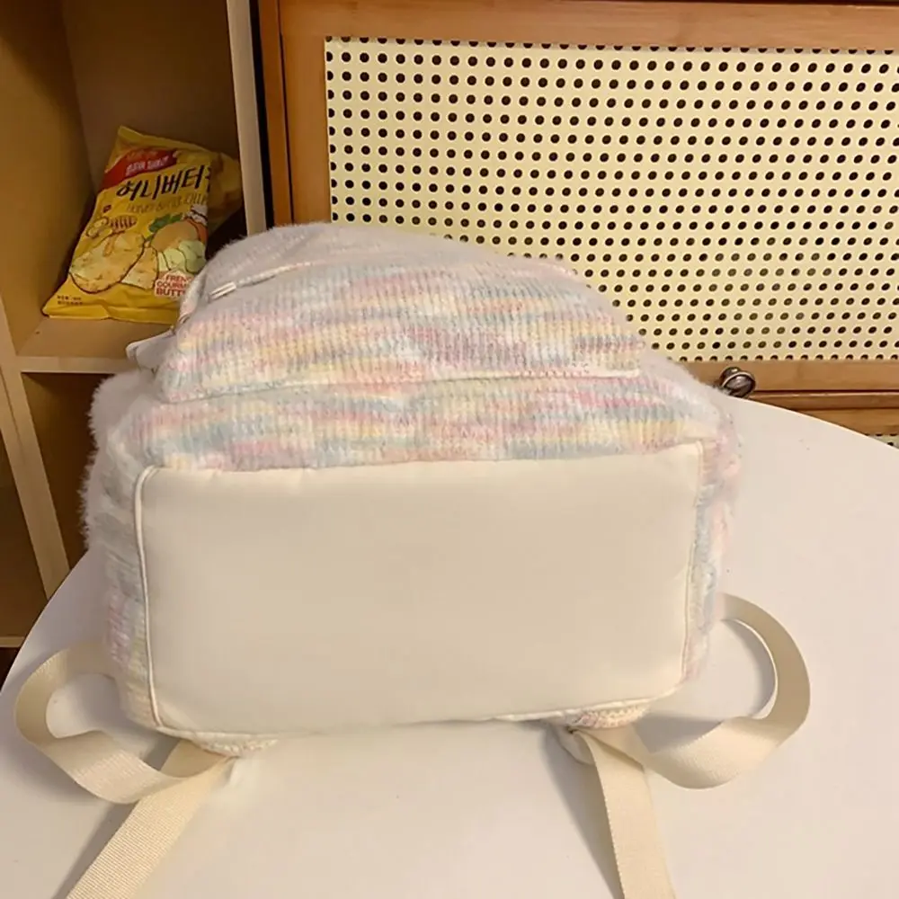 حقيبة ظهر مدرسية بألوان لطيفة ، سعة كبيرة ، حقيبة طالب ، حقيبة كتف تناسب جميع الألوان للفتيات ، ملحقات خارجية