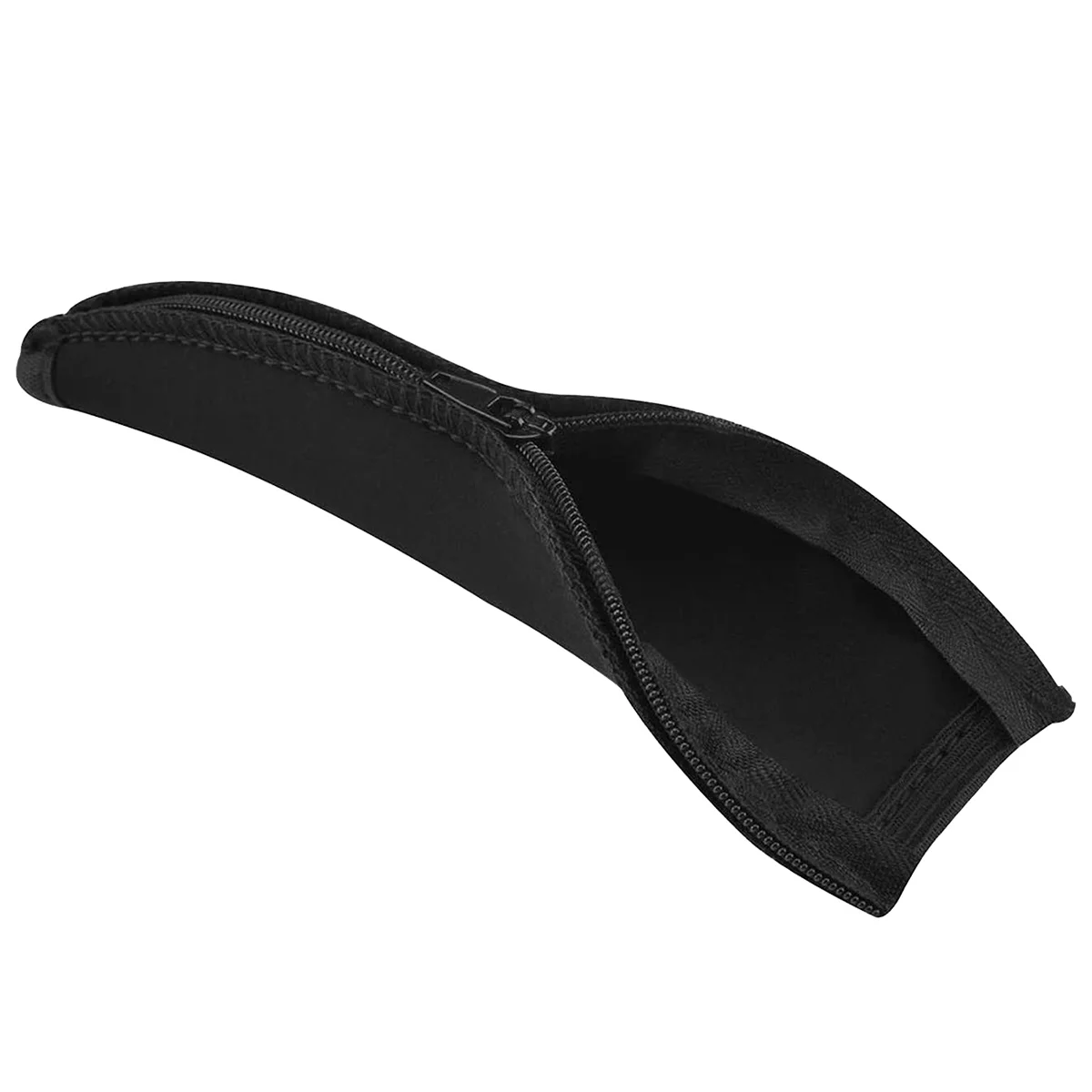 

Headset Headphone Headband Pad Cover for Zipper Replacement Music 1750X750X030CM Padding Black