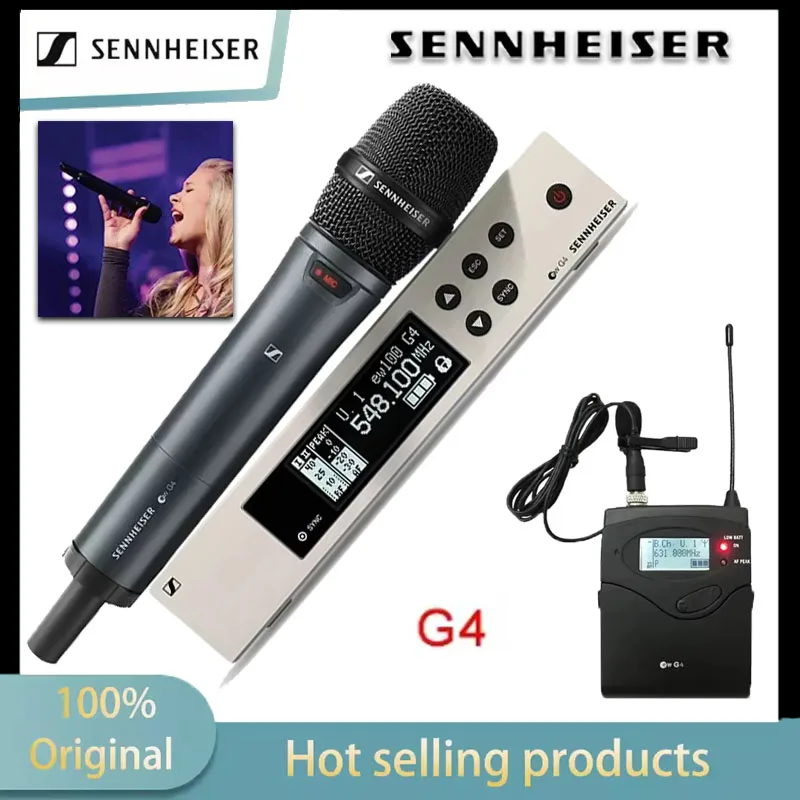 Micrófono Inalámbrico Profesional SENNHEISER EW100G4 Original 2026 para Conferencias, Discursos y Sistemas de Guía
