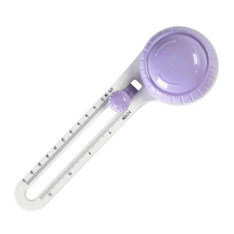 M17B ペーパーカッターラウンド切削工具クリア測定マーク 360 度回転クリアスケールスライドラウンドペーパートリマー