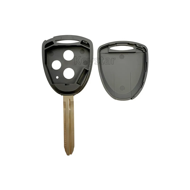 1pcs 3 Buttons Car Key Shell Case Toy43 Shell for Toyota AVANZA Wigo Grand VIOS for Daihatsu Alza Myvi Axia Fob Housing Replace