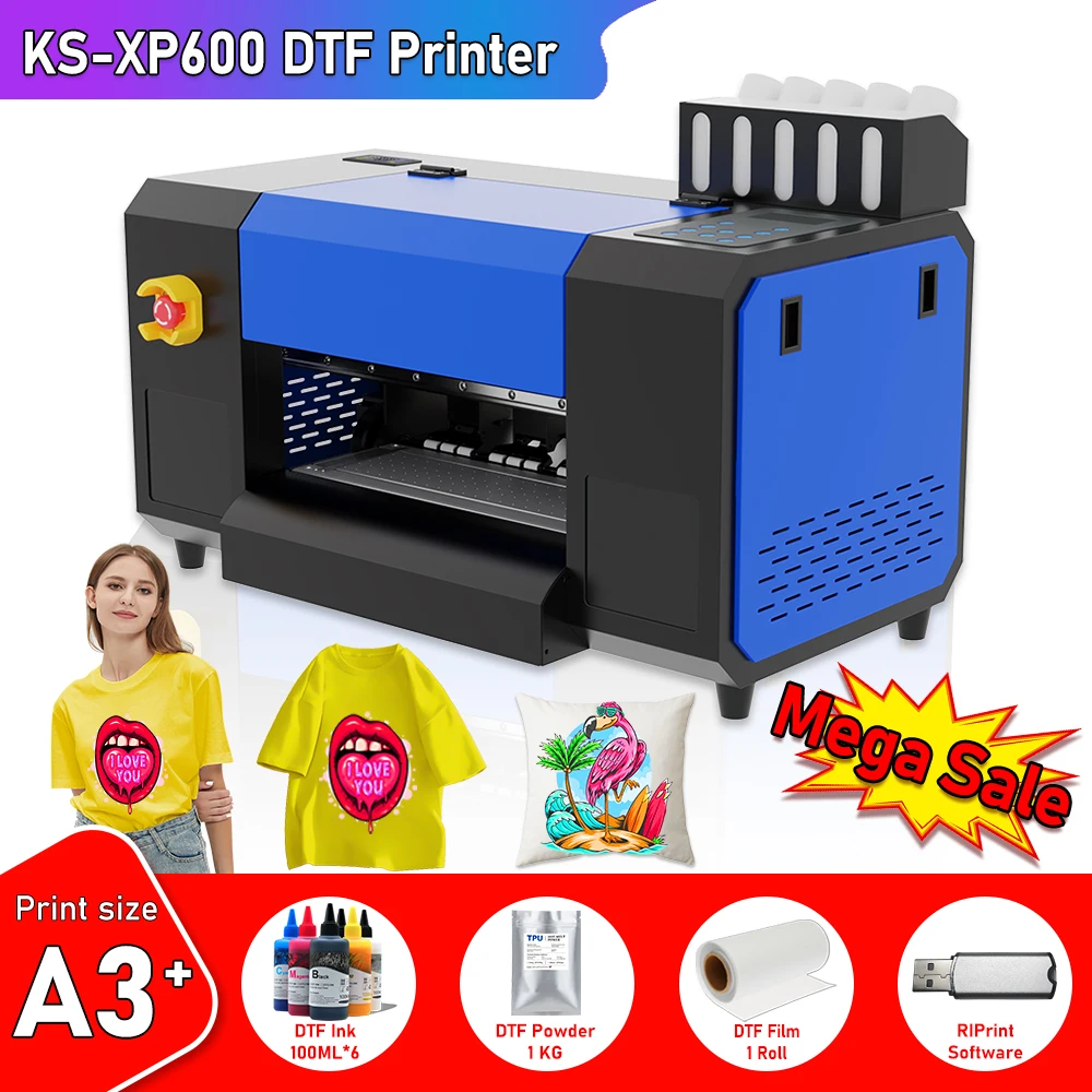 

A3 DTF Printer imprimante dtf A3 xp600 head Directly To Film dtf ready to press heat transfer film A3 t shirt printing machine