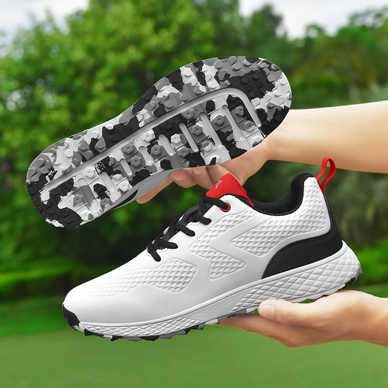 

2025 New Trend Professional Golf Training Shoelaces Nail-free Outdoor Walking Training Shoe Top Quality Non-slip Golf Shoe 39-47