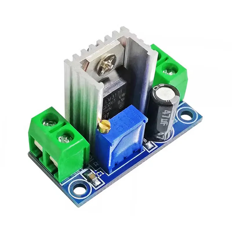Adjustable LM317 Linear Voltage Regulator Module for DC-DC 4-40V to 1.2-37V Step Down Converter