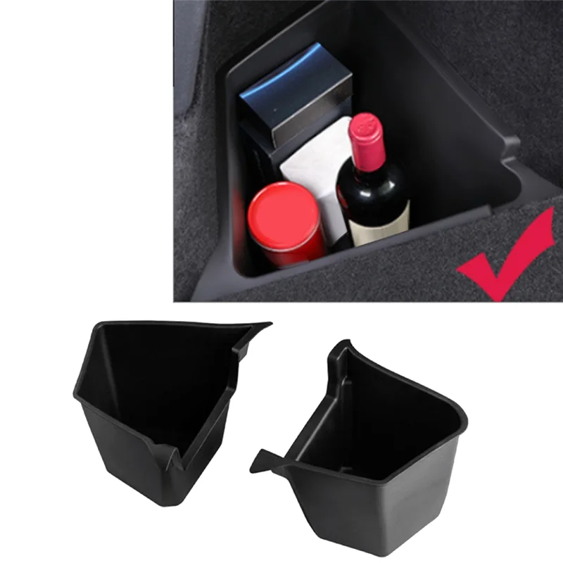 

Side Storage Box Car Trunk Organizer Rear Storage Bin For Tesla Model Y Juniper 2025