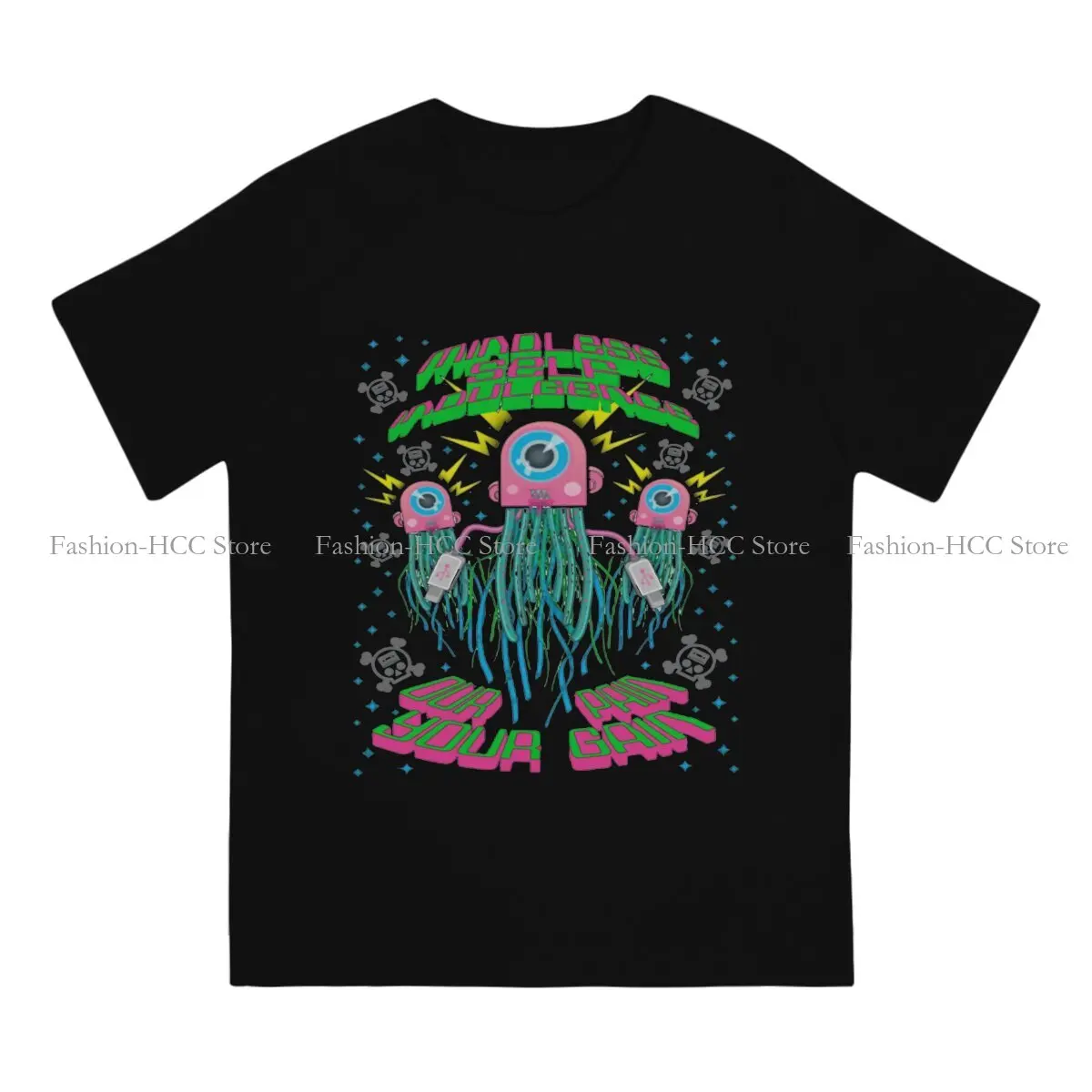 Colourful Mindless Self Indulgence T Shirt Punk Crewneck TShirt Harajuku Streetwear Polyester