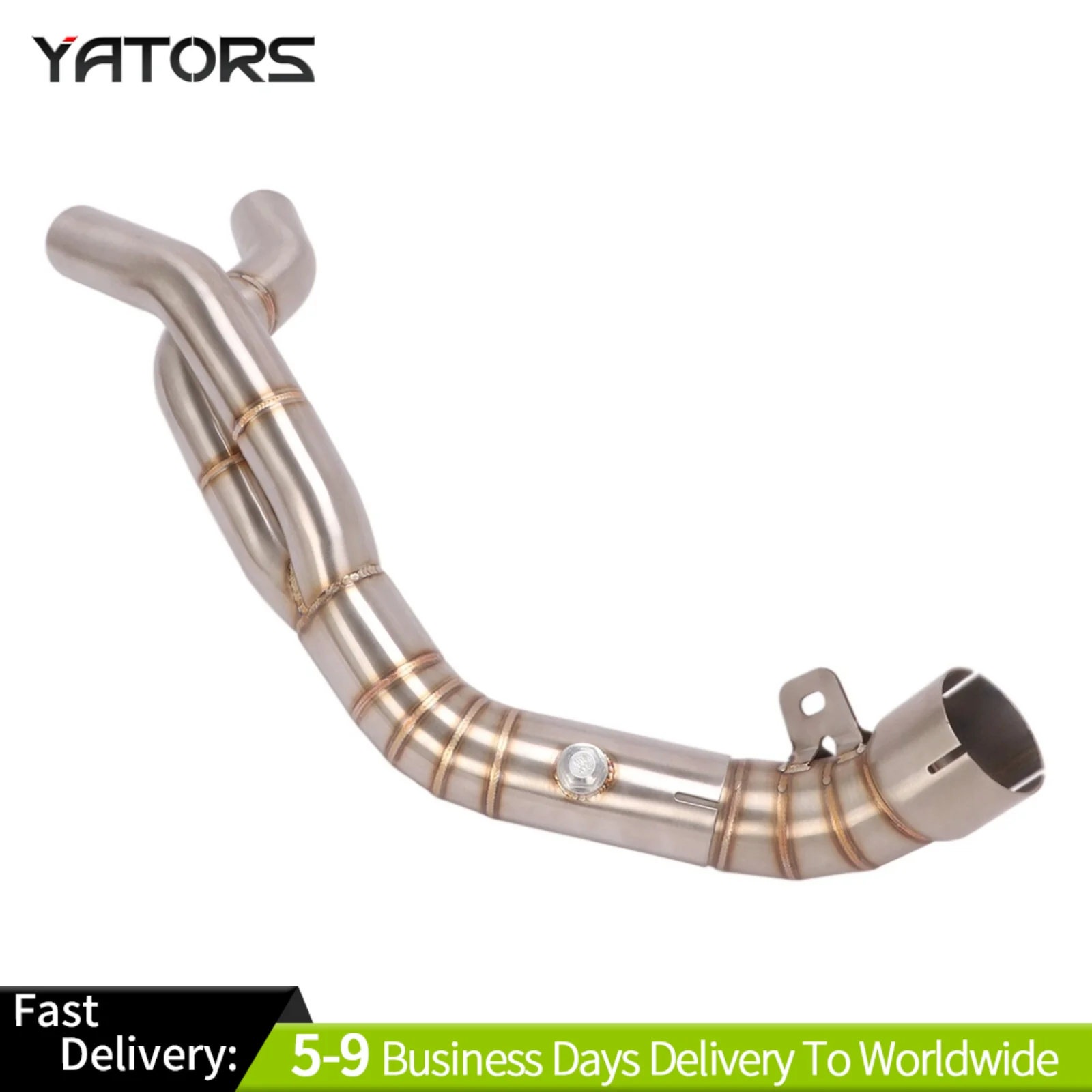

Motorcycle Mid Exhaust Link Pipe For Yamaha R1 YZF-R1 2007-2008 Exhaust Systems Exhausts Pipes