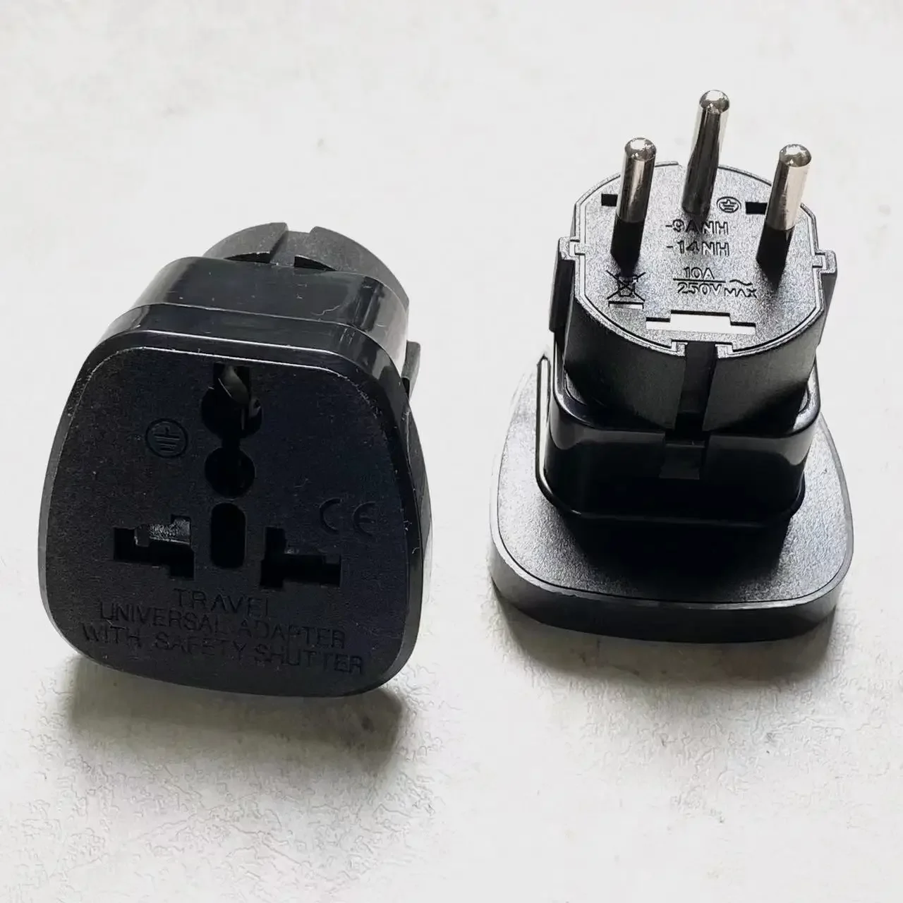 

ISRAEL Travel Plug Adapter Universal Outlet change AU/UK/US/EU to Israeli 3 Pin Grounded Plug Adaptor With Safety Shutter