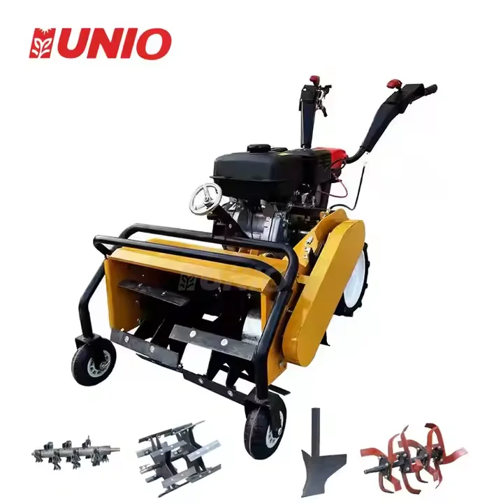 Automatic Walking Weeder Agricultural -powered Weeder/4x4 Mini Tractor Soil Ditching Power Tiller Weeder