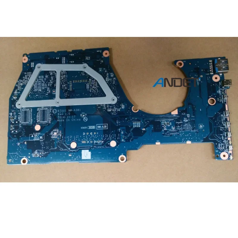 For Lenovo YOGA 3 14 CPU I7-5500 UMA NM-A381 Laptop Motherboard Mainboard Accessories 100% test OK 5B20H35614