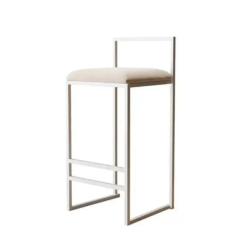 Moderno fazer bar cadeiras de jantar cozinha luxo até cadeiras de barra alta mesa de recepção taburete de cocina alto móveis para casa yy50bc