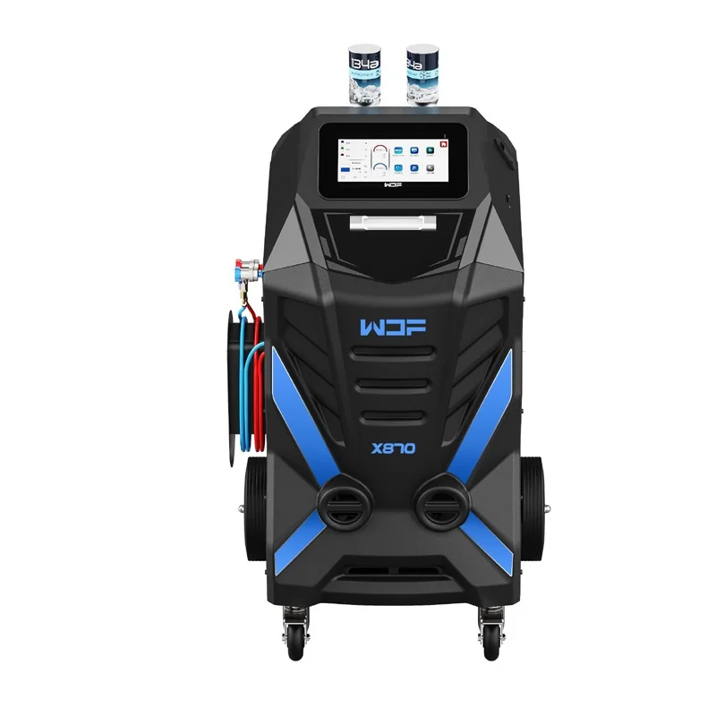 

X870 Automatic Refrigerant Filling and Recycling Machine Wonderful Automobile Air Conditioning Freon Cleaning Equipment