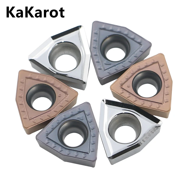 KaKarot U drill WCMX030208 WCMX040208 WCMT050308 WCMT06T308 WCMT080412 FN Carbide WCMX turning insert CNC cutting tool WCMT