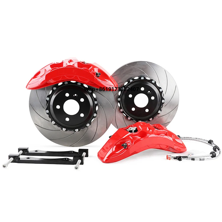 Custom Factory Direct 9N Modified Big Brake Kit Racing Big 6 Pot Caliper Brake Disc Pad Set