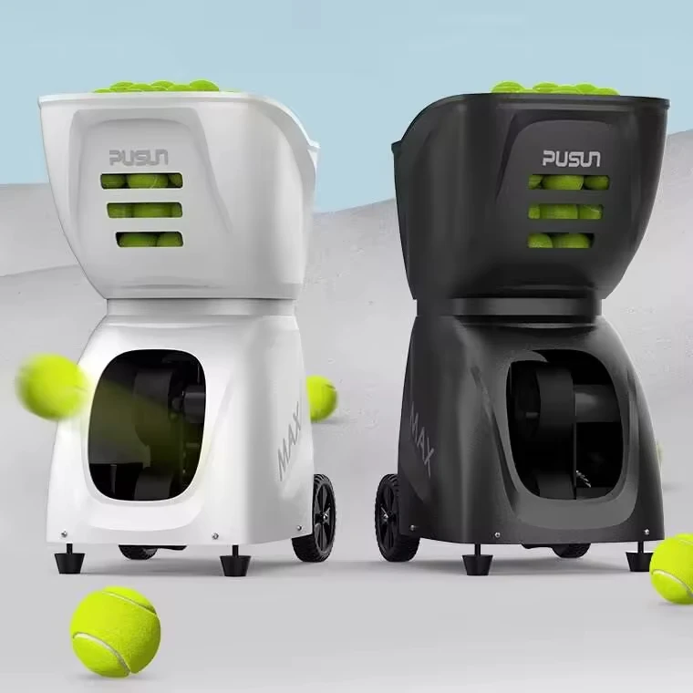 Pusun PT-MAX Automatic Tennis Ball Machine Padel Tennis Launcher Training Equipment for Players