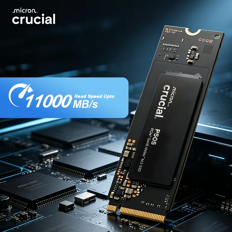 Crucial P505 SSD 2TB PCIe 5.0 NVMe M.2 2280 内蔵ソリッドステート