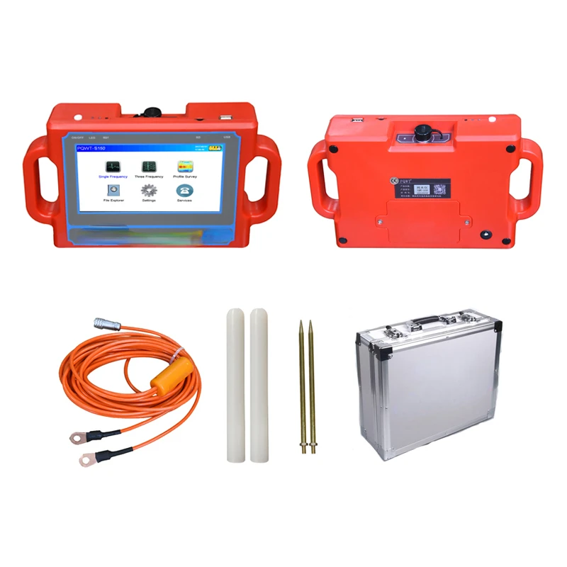 PQWT S150 Underground Water Detection Geologist Water Survey Tools Drilling Well Pointing Machine Well Water Finder