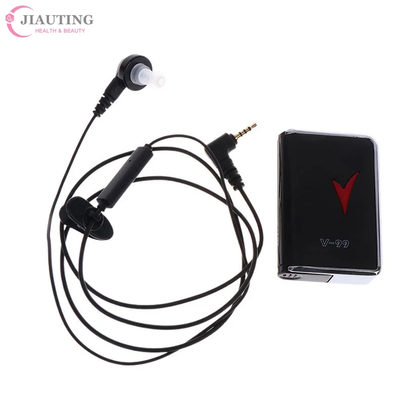 1set Mini Hearing Aids Noise Cancelling Sound Speech Enhancement Hearing Amplifier Hearing Aids For Hearing Loss Adults Elderly