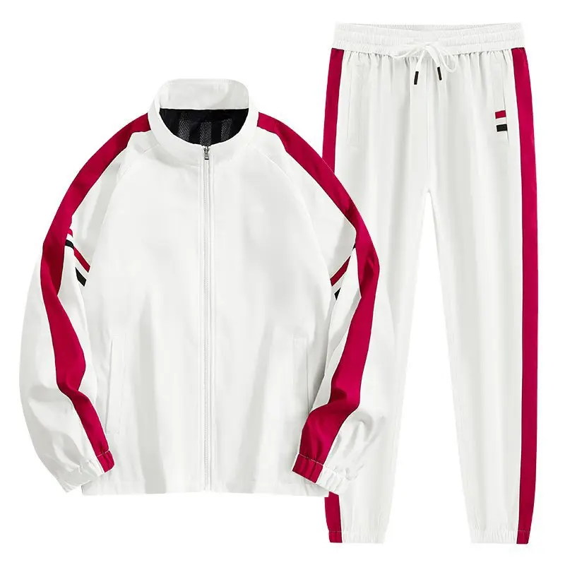 

New 2026 Men's Casual Sportswear Set Trendy Cardigan Hoodie Jaet with Pants Comfortable Cotton Polyester Blend Regular Thic...