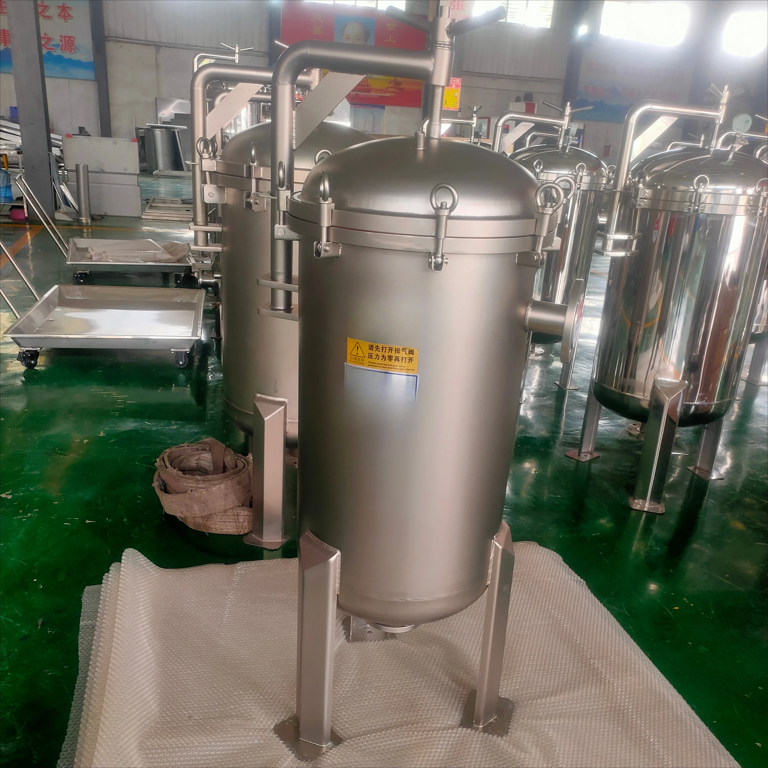 Economical Stainless Steel Multi- Bag Industrial Filter for Fine Filtration