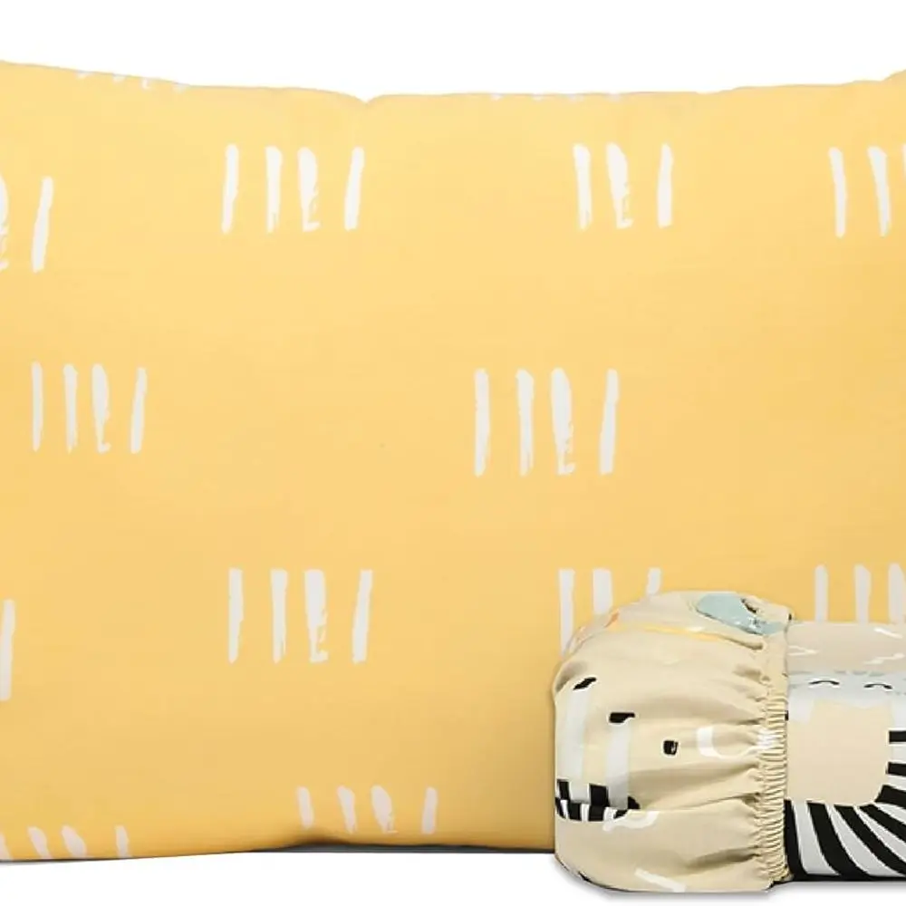 

Детская простыня из 100% хлопка 210TC, двойная простыня, кровать для малышей, комплект постельного белья из 2 предметов — 1 простыня и 1 наволочка, тематический Tod