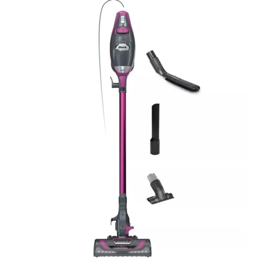 HV371 Rocket Pro DLX Corded Stick Vacuum with Advanced Swivel Steering XL Cup Crevice Tool Upholstery Tool Anti-Allergen Dust B