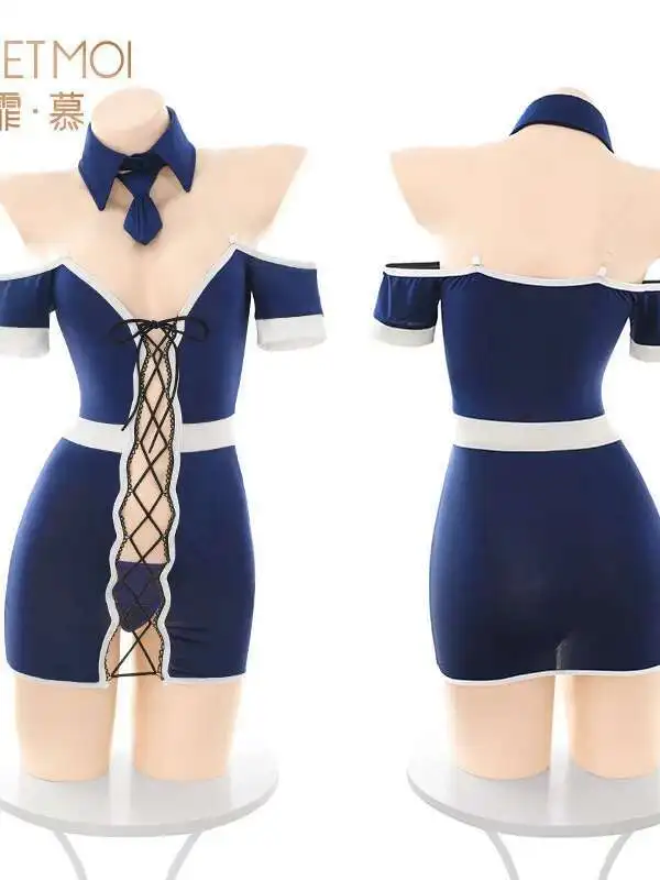 فستان نسائي جديد 2025 مثير مائل الرقبة قبالة الكتف الدانتيل يصل الجوف خارج قصيرة الأكمام عالية الخصر التفاف الورك فستان + ملخصات منخفضة الخصر EAWO