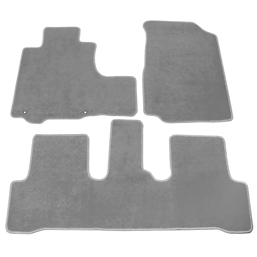 

Floor Mats Compatible with 20072011 Honda CRV, Factory Fitment Gray Grey Nylon Front Rear Car Floor Mats Liner Carpets Replaceme