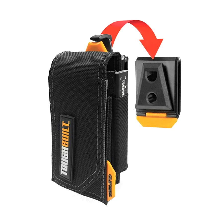 TOUGHBUILT TB-CT-33P Quick-hanging Mobile Phone Special Tool Bag (including notebook + carpenter pencil) Cell Phone Pouch