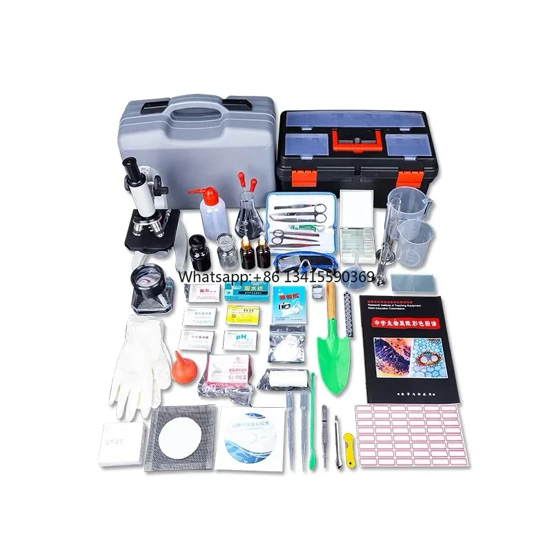 

2024 High Quality Portable Biological Experiment Kit School Biological Experiment Equipment Microscope Set