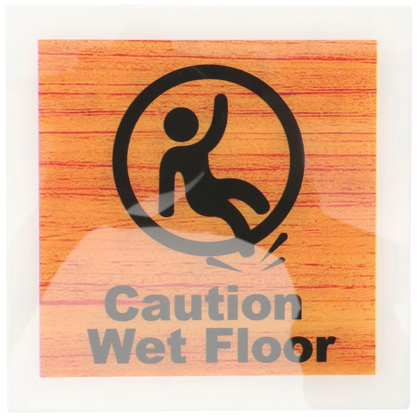

Caution Wet Floor Sign Acrylic Safety Signs Wall Mount Lightweight Easy Install Bright Colors Home Office School Decor Traffic
