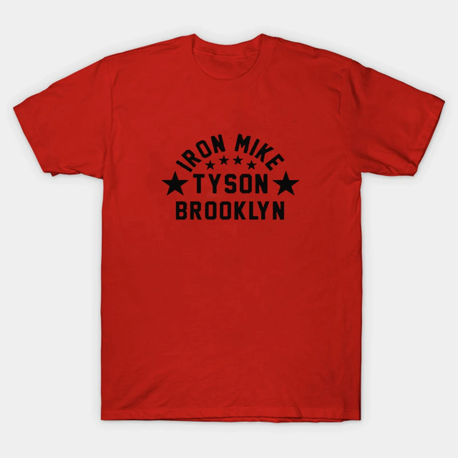 Iron Mike Tyson Brooklyn Gym Boxing Training T-Shirt 100% Cotton O-Neck Summer Short Sleeve Casual Mens T-shirt Size S-3XL