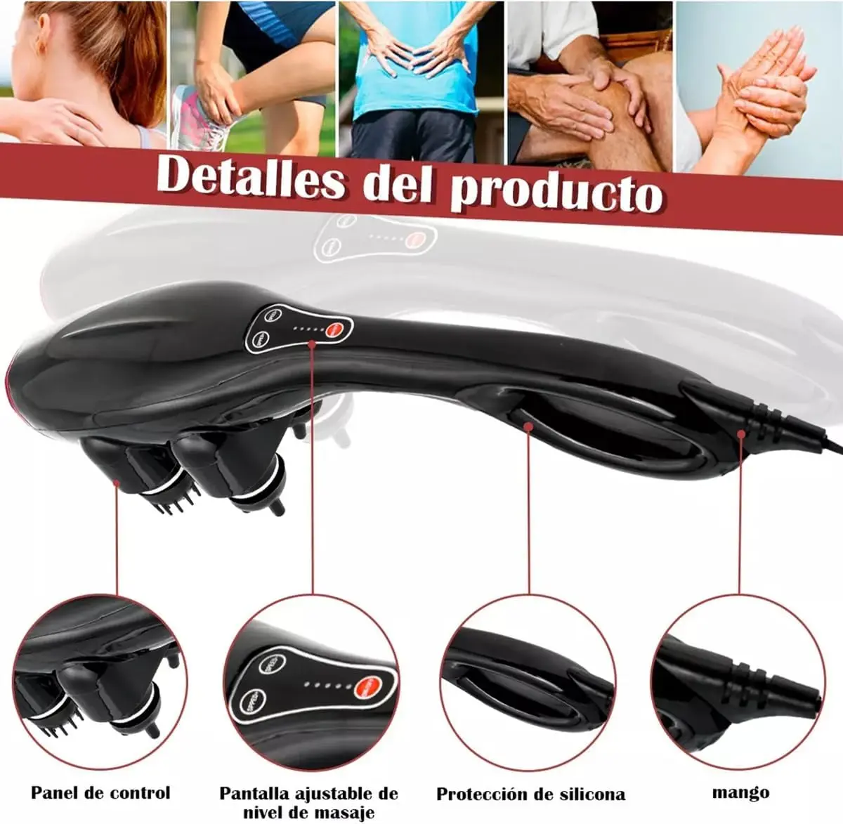 WELIKERA-Masque Électrique Rechargeable, Éducatif, 5 Modes, 12 Cabinets