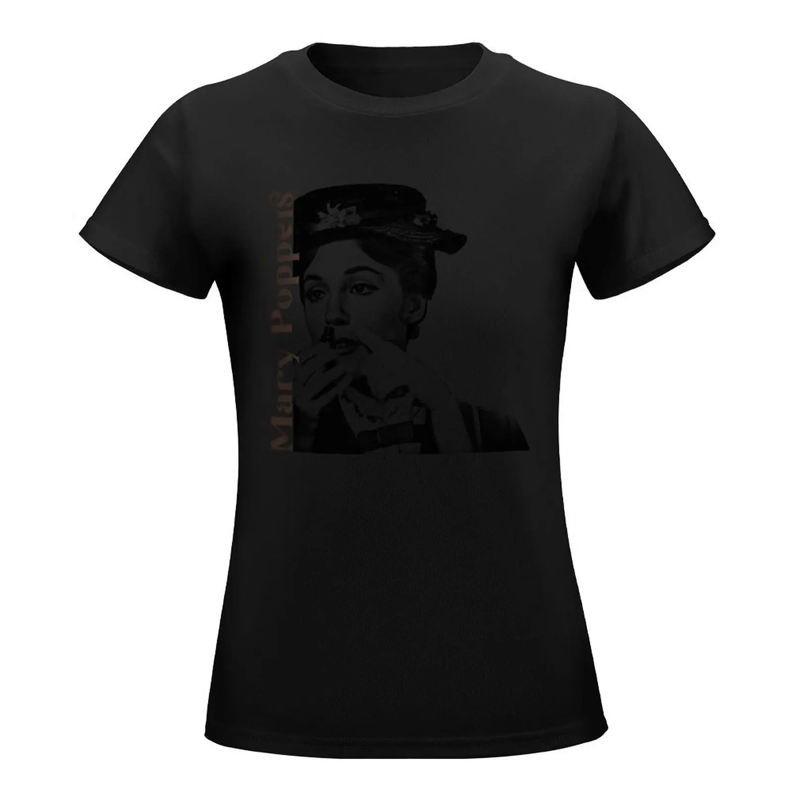 T-shirt vintage Mary Poppers pour femmes, vêtements féminins mignons