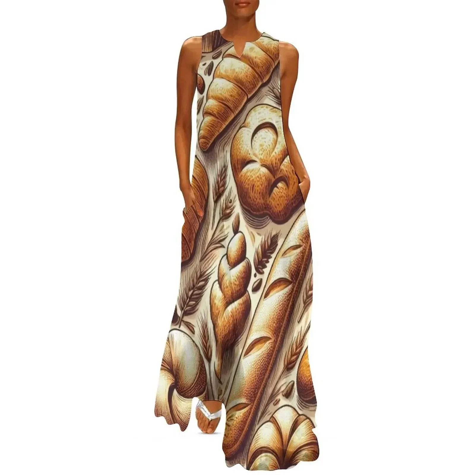 

I like bread. Long Dress Summer skirt dress for women Women's evening dress festival outfit women