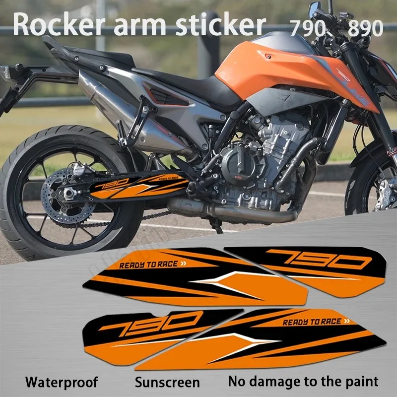 

For KTM Duke 790 890 SwingArm Stickers Motorcycle Accessories Protector Swing Arm Decals Adventure Duke790 Duke890 Duke890R 2024