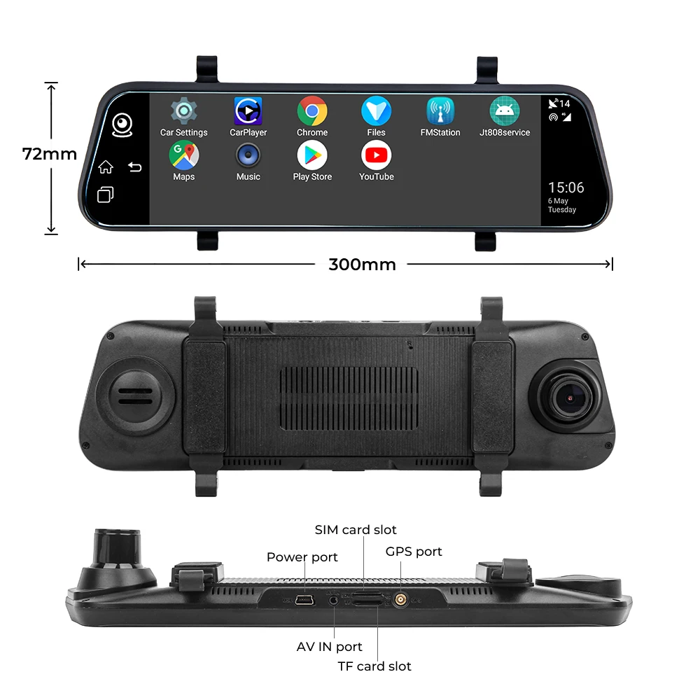

High-definition 4G Dual-recording Driving Recorder Supports 1080P Video Loop Recording and Is Suitable for Multiple Industries