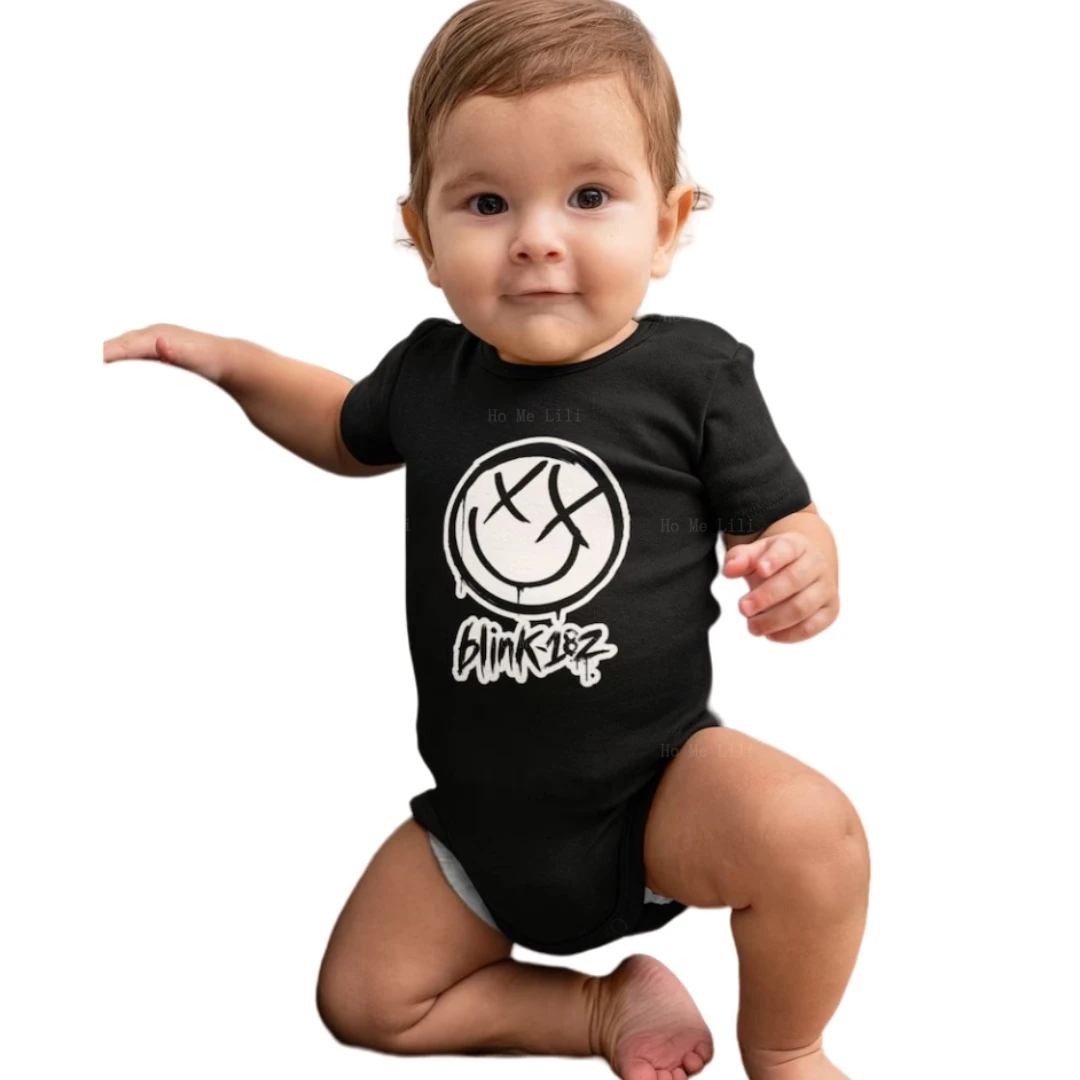 Blink 182 Pop Punk Onesie 2000s Band Babies Bodysuit Cute Alternative Rock Band Top Alt Newborn Clothing