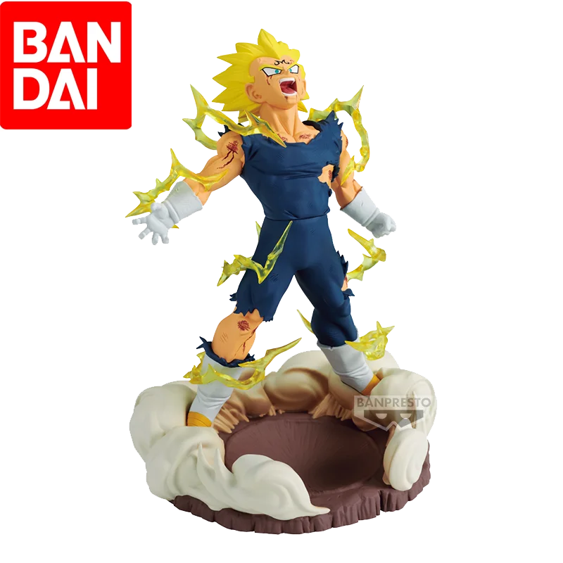 

Official BANDAI Majin Vegeta Figure, Dragon Ball Z History Box Series, PVC, 12cm, Classic Design. Ideal for Desk Decoration.