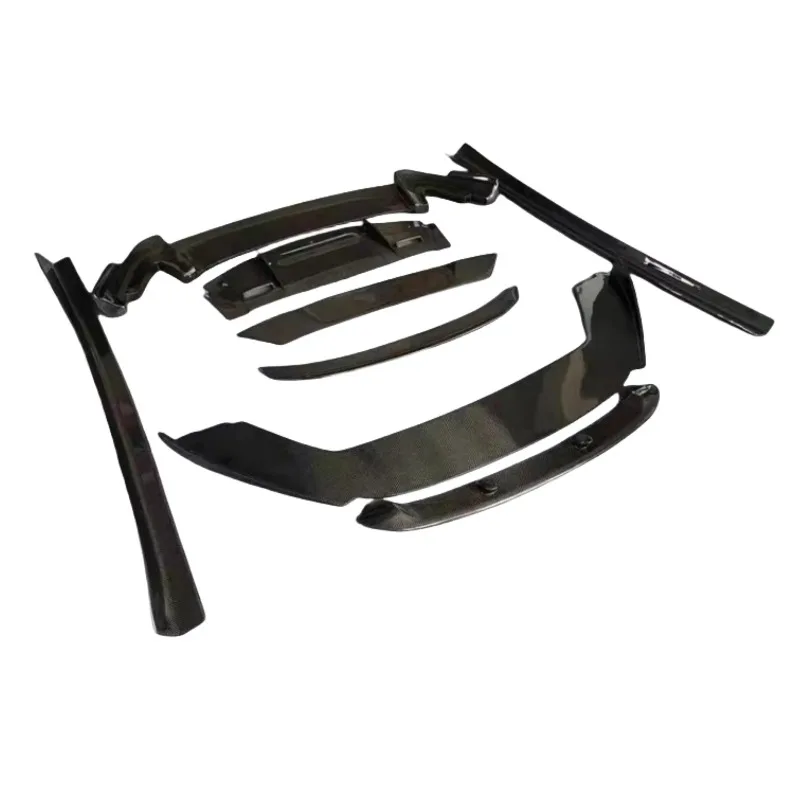 2009-2014 for California Carbon Fiber Front Lip Rear Bar Diffuser Luggage Spoiler Side Skirt Modification Body Kit