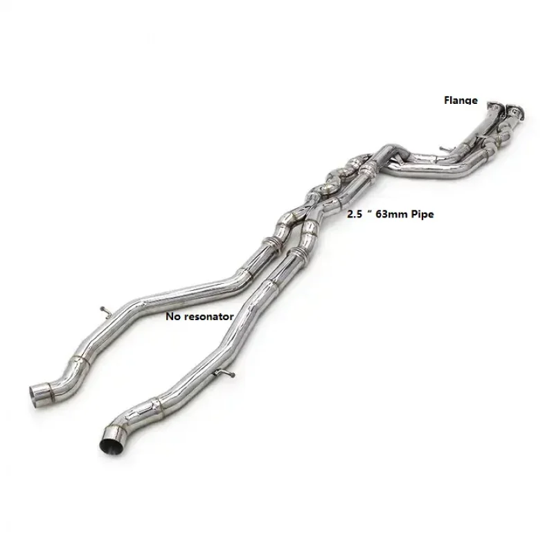 

Mid pipe For BMW M3/M4 F80 F82 F83 S55 3.0T 2014-2019 Stainless Steel Performance Equal length Exhaust System