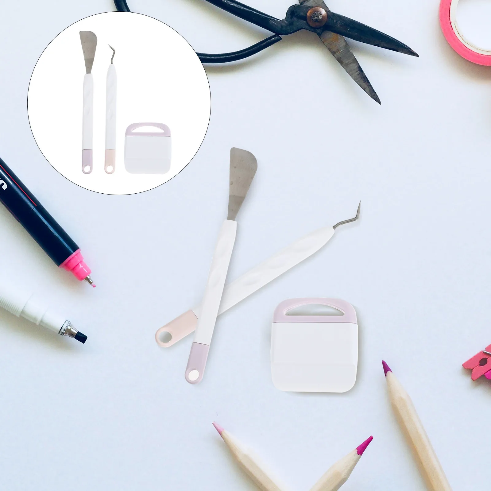 

3Pcs Vinyl Weeding Tools High Quality Craft Kit for Sewing Lettering Precision Vinyl Weeder Scrapbooking Accessories