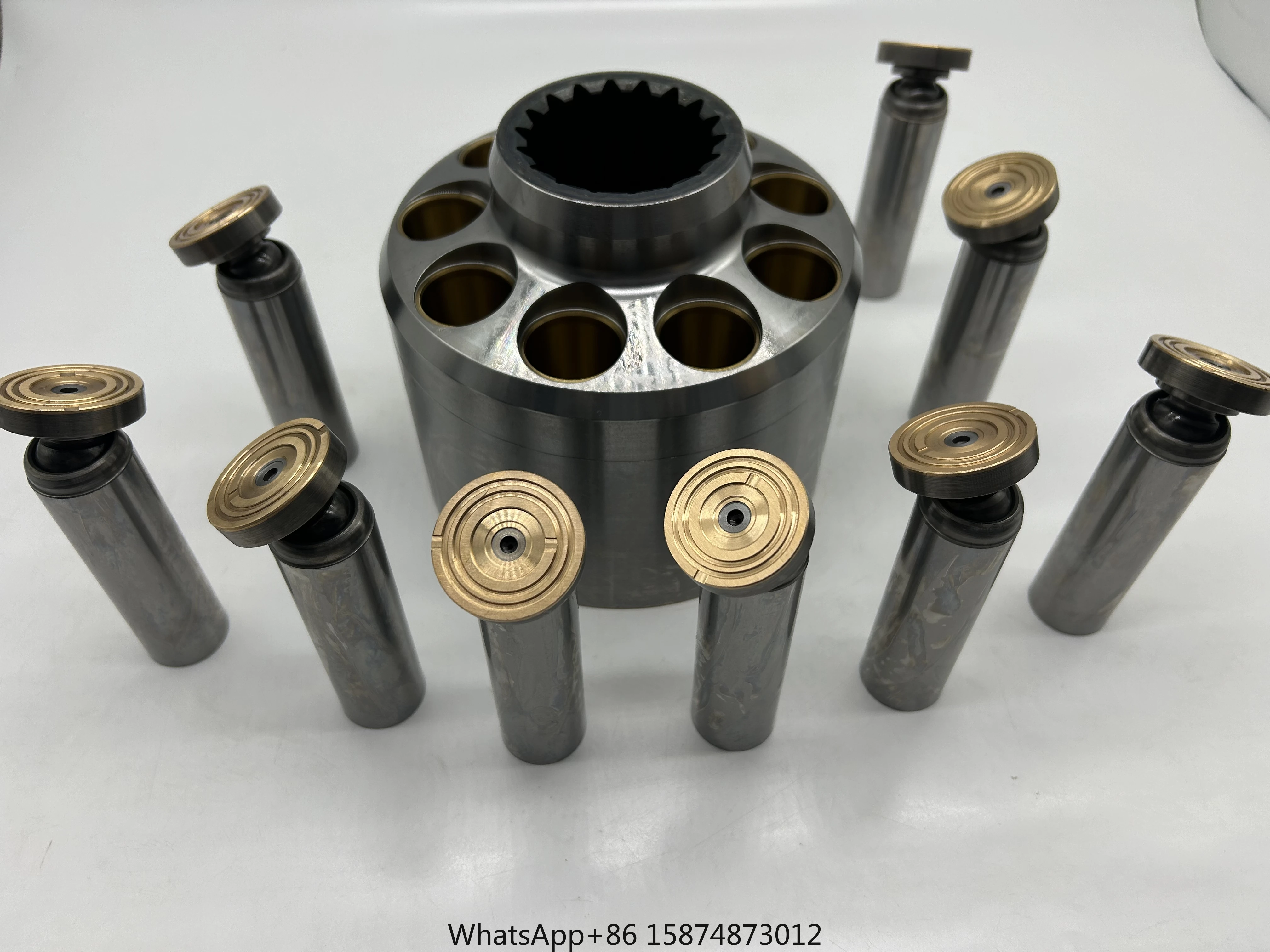 HMV210 Series Fittings Plunger Cylinder Block Hydraulic Oil Pump Parts Distribution Pan Refill Pump