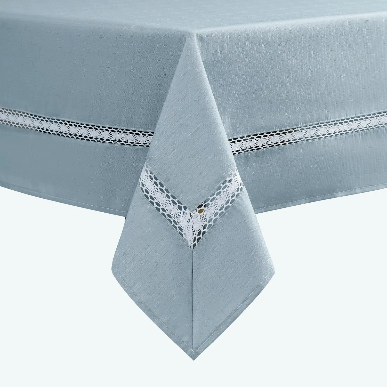 

Водонепроницаемая кружевная скатерть 70x70 дюймов - устойчивая к пятнам, без складок, для столовой и улицы